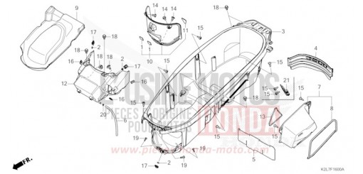 LUGGAGE BOX ADV350AP de 2023